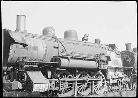 Northern Pacific steam locomotive 2100 at South Tacoma, Washington, in 1936.