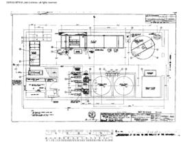 Burlington Northern Engineering Drawing, Wastewater Treatment Facility at Auburn, Washington, 1978