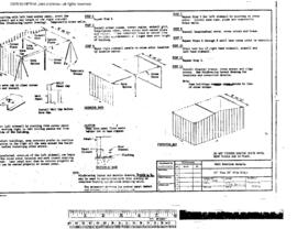 Burlington Northern Engineering Drawing, Al3C Building 20 Foot X 28 Foot  at Pasco, Washington, 1983