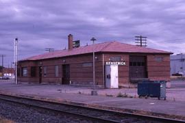 Burlington Northern Station.at Kennewick, Washington, in 1983.