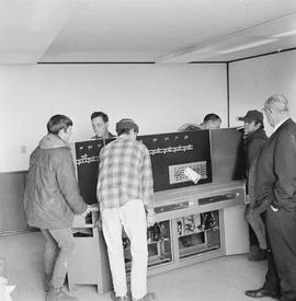 Northern Pacific signal equipment at Tacoma, Washington, in 1967.