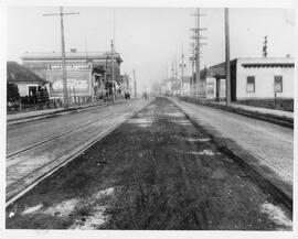 Seattle Municipal Railway Track, Seattle, Washington, circa 1919