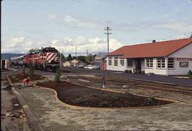 Spirit of Washington Dinner Train at Renton, Washington, circa 1993.