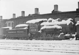 Northern Pacific steam locomotive 1117 at Duluth, Minnesota, in 1950.