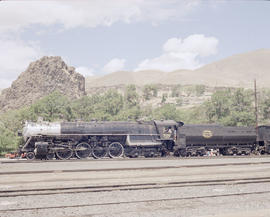 Spokane, Portland & Seattle Railway steam locomotive number 700 at Wishram, Washington in 1990.