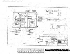 Burlington Northern Engineering Drawing, Unnamed Structure at Vancouver, Washington, 1972