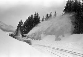 Northern Pacific rotary snow plow number 42 at Stampede, Washington in 1972.