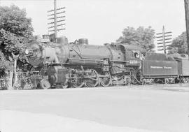 Northern Pacific steam locomotive 2250 at Kent, Washington, in 1950.