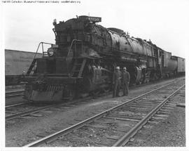 Great Northern Steam Locomotive 2050 at Interbay, Washington in 1947.