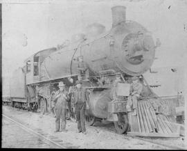 Northern Pacific steam locomotive 1630, circa 1910.