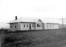 Great Northern Depot at Bieber, California, 1960 or later