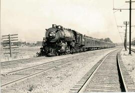 Great Northern Railway steam locomotive 2504 at Black River, Washington, undated.