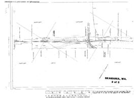 Plat Map of Spokane, Portland, and Seattle Railway Facilities at Skamania, Washington, 1915