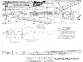 Northern Pacific Engineering Drawing, Caboose Service Facilities at Mandan, North Dakota, 1981