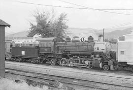 Yreka Western Railroad Steam Locomotive Number 18 at Yreka, California in August 1977.