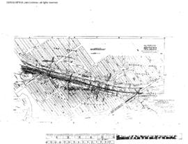 Great Northern Engineering Drawing, Oil Pipeline From Time Oil at Interbay, Washington, 1971