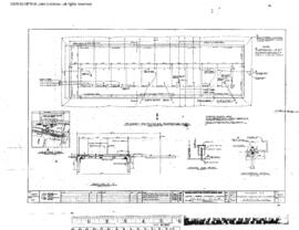Northern Pacific Engineering Drawing, Primary Switchgear Foundation at Mandan, North Dakota, 1979