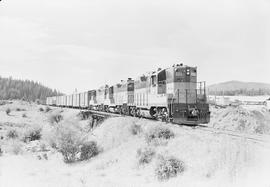 Chicago, Milwaukee, St. Paul & Pacific Railroad Company diesel locomotive number 295 at St. M...