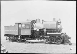 Northern Pacific steam locomotive 4 at Erie, Pennsylvania, in 1907.