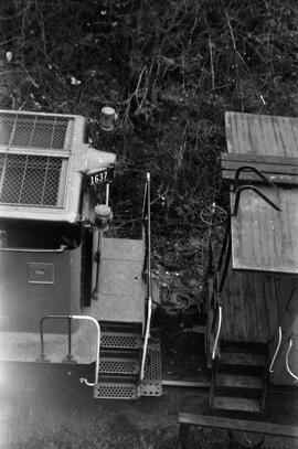 Milwaukee Road Diesel Locomotive 1637, Bellingham, Washington, undated