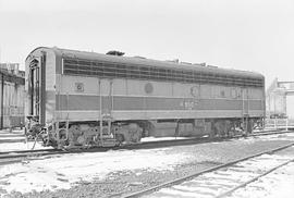 Burlington Northern diesel locomotive 669 at Auburn, Washington in 1971.