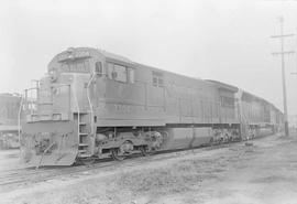 Northern Pacific diesel locomotive number 3304 at Auburn, Washington, in 1970.