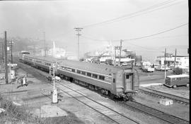 Amtrak passenger train number 796 at Tacoma, Washington in 1977.