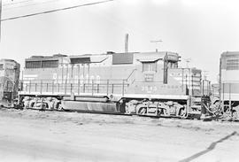 Burlington Northern diesel locomotive 2543 at Auburn, Washington in 1971.