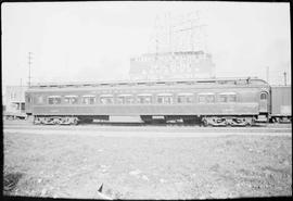 Northern Pacific Railroad Coach Number 1248 at Tacoma, Washington, circa 1938.