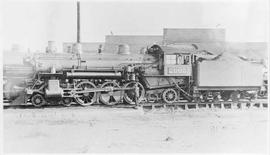 Northern Pacific steam locomotive 2095 at Portland, Oregon, in 1929.