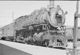 Northern Pacific steam locomotive 2131 at Garrison, Montana, in 1951.