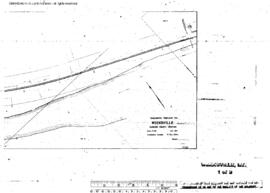 Plat Map of Northern Pacific Facilities at Weeksville, Montana, 1974