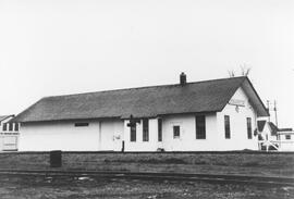 Great Northern Depot at Osnabrook, North Dakota, undated