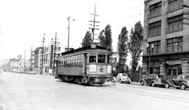 Seattle Municipal Railway Car, Seattle, Washington, circa 1940