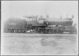 Northern Pacific steam locomotive 1262, circa 1905.