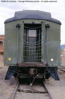 Santa Fe Southern Passenger Car 144 at Santa Fe, New Mexico, 1968