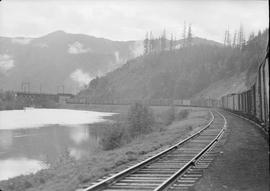 Northern Pacific freight train near Easton, Washington, in 1943.