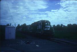 Burlington Northern 2873 at Cherry Point, Washington in 1993.