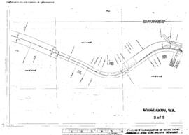 Plat Map of Spokane, Portland, and Seattle Railway Facilities at Wahkiakus, Washington, 1915