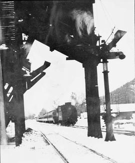 Northern Pacific Alaskan at Lester, Washington, circa 1949.