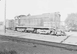 Northern Pacific diesel locomotive number 120 circa 1949.