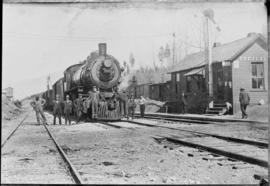 Northern Pacific station at Cocolalla, Idaho, circa 1910.