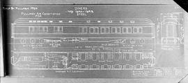 Northern Pacific Railroad Buffet-Observation Car Number 1709 at Tacoma, Washington, circa 1935.