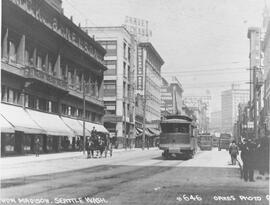 Seattle Electric Company Car 328, Seattle, Washington, 1909