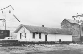 Great Northern Depot at Neche, North Dakota, 1961 or later