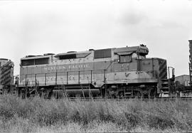 Western Pacific Railroad diesel locomotive 3022 on May 29, 1971.