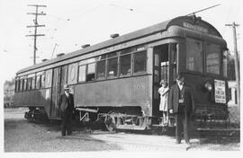 Seattle & Rainier Valley Railway Car 108 in Seattle, Washington, 1935