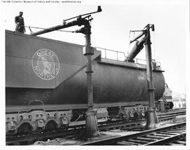 Great Northern Steam Locomotive 2056 at Interbay, Washington in 1947.