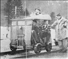 Pacific Telephone & Telegraph Company Motor Car Number W-915 at Lester, Washington, circa 1955.