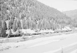 Northern Pacific steam locomotive 4025 at Haugan, Montana, in 1952.